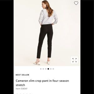 New Jcrew Cameron slim pant